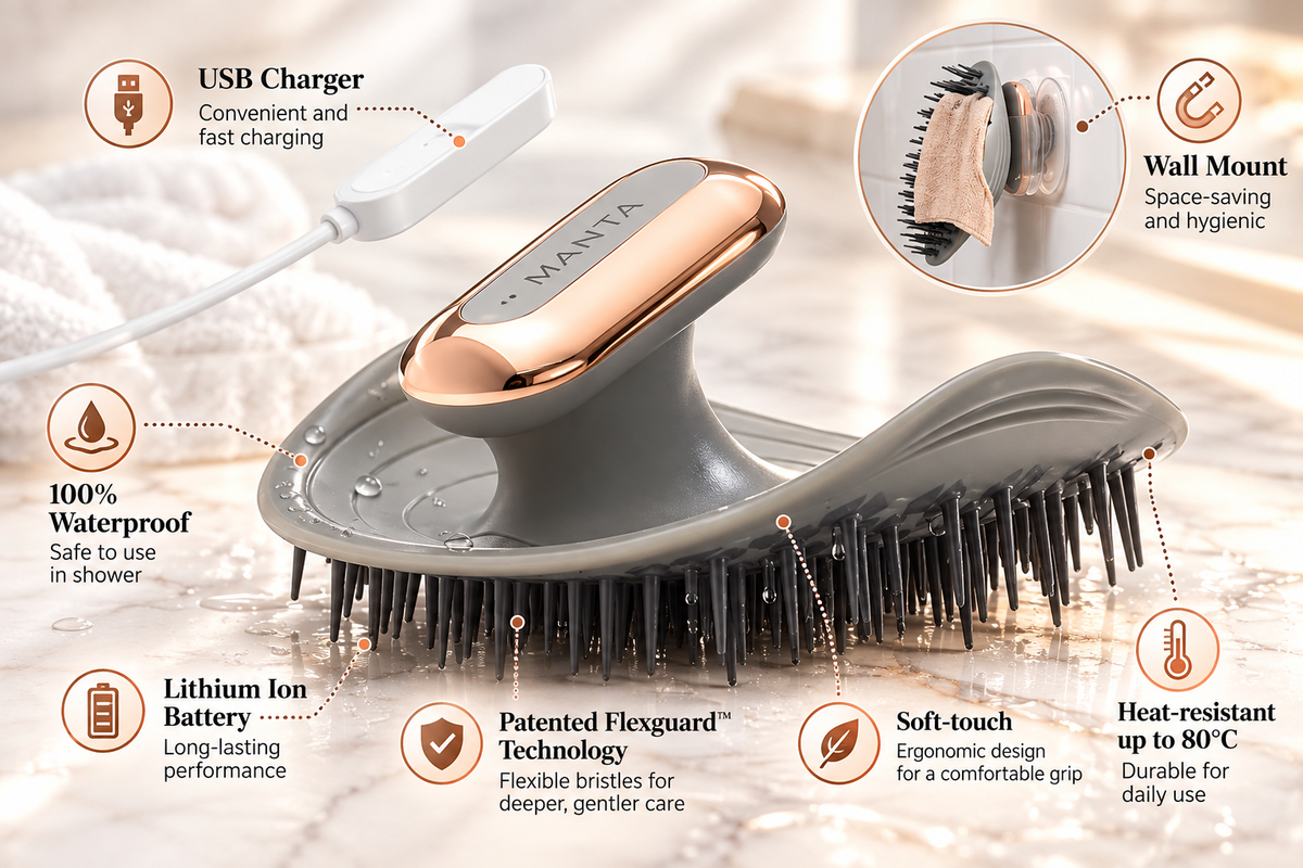Cepillo Masajeador Para Cabello