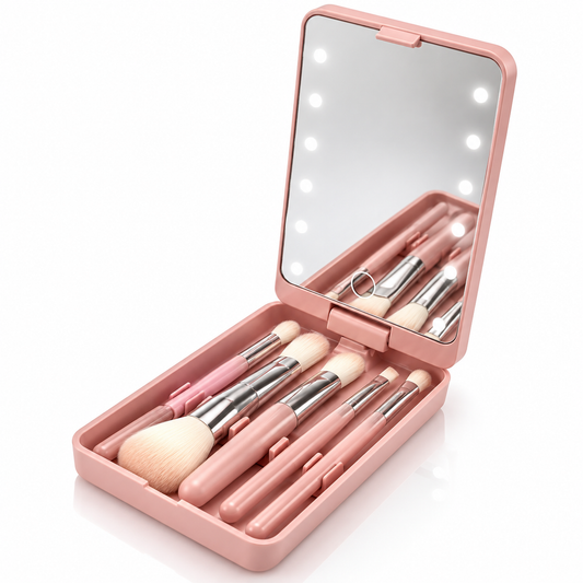 Espejo Maquillaje Con Led ( Vario Colores )