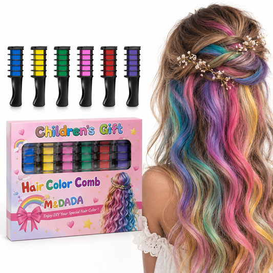 Tinte para el cabello lavable 6 colores